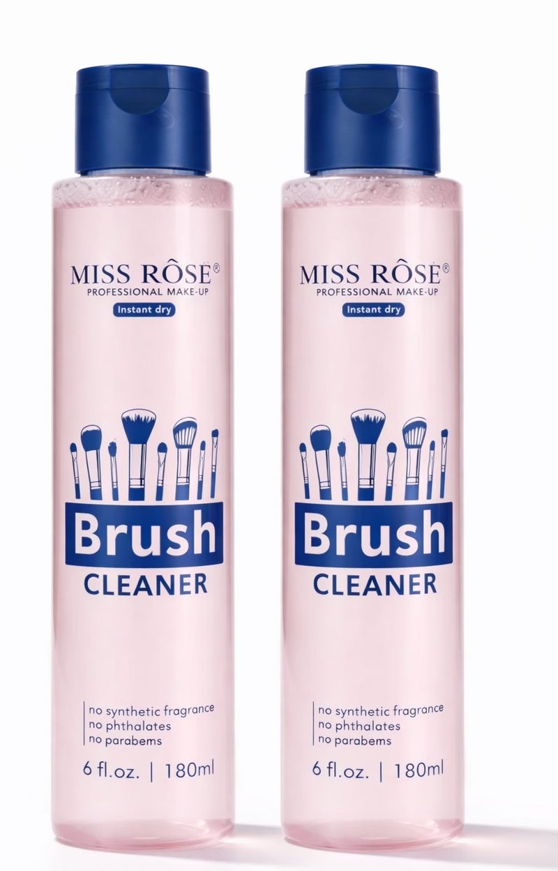 Miss Rose Brush and Puff Cleaner Pack of 2 - Image 1